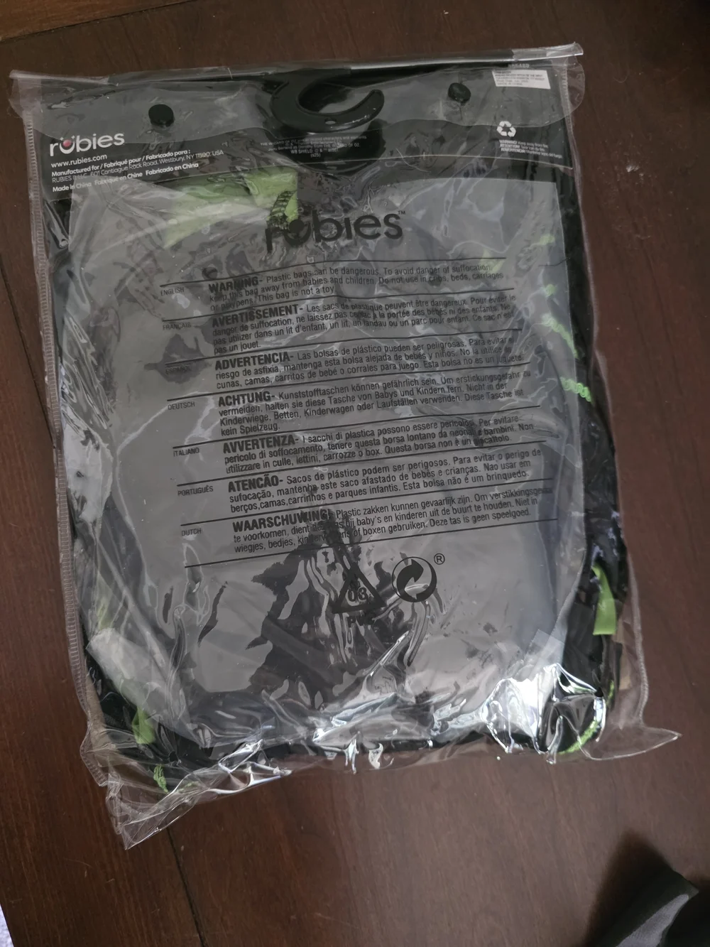 Rubie's Wicked Witch of the West Costume - Black & Lime Green - Picture 2 of 3